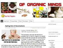 Tablet Screenshot of oforganicminds.com